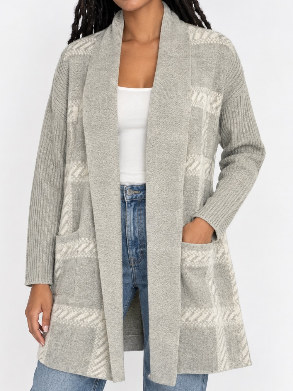 NWT Joseph Men’s Sage Green Zip-Up Knit Sweater